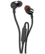 JBL T110 In-Ear Headphones 1-Button Mic Remote Black| JBLT110BLKE image