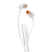 JBL T110 In-Ear Headphones 1-Button Mic Remote White| JBLT110WHTE image