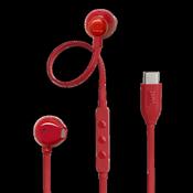 JBL Tune 305C USB-C Wired Earbuds High Resolution Red| JBLT305CRED image