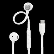 JBL Tune 305C USB-C Wired Earbuds High Resolution White| JBLT305CWHT image