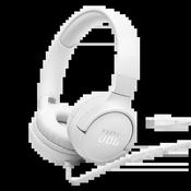 JBL Tune 520C USB-C On-Ear Wired Headphones Mic White| JBLT530CWHT image