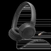 JBL Tune 530 On-Ear Wired Headphones Pure Bass Black| JBLT530BLK image