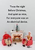 Bold Xmas (Jeff&amp;Jan) Night Before Christmas Card