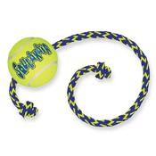 KONG SqueakAir Tennis Ball with Rope – Medium image