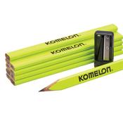Komelon Carpenters Pencils &amp; Sharpener Set | KOMTUB10 image