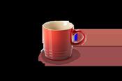 Le Creuset Stoneware Espresso Mug 100ml Cerise