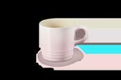 Le Creuset Stoneware Cappuccino Mug 200ml Shell Pink