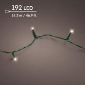 LED Basic Lights 8 Function BO Outdoor, Green Cable/Warm White L.1432cm 192l image