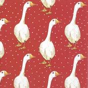 Martin Red Lunch Napkins