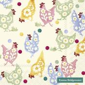 Spring Chickens Cream Lunch Napkins