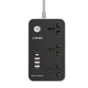 Ldnio 2M Socket Power Extention Strip - Black | 691151