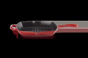 Le Creuset 26cm Square Grillit Cerise