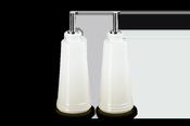 Le Creuset 330ml Stoneware Oil &amp; Vinegar Set Meringue