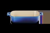 Le Creuset 33cm Cast Iron Rectangular Roaster Azure