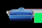 Le Creuset 33cm Rectangular Dish w/lid Azure
