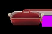 Le Creuset 33cm Rectangular Dish w/lid Cerise