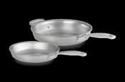 Le Creuset 3PLY  Uncoated Frying Pans Set 24cm/28cm image
