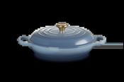 Le Creuset Signature Cast Iron Shallow Casserole 30cm Chambray image