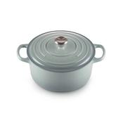 Le Creuset Signature Sea Salt Cast Iron 22cm Round Casserole image