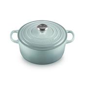 Le Creuset Signature Sea Salt Cast Iron 24cm Round Casserole image