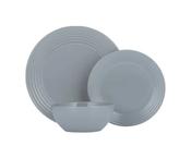 Living Grey 12Pc Set M/O Dinnerset In Giftbox