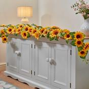 Luxury Sunflower Garland - 176cm image