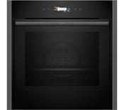 NEFF N70 Slide&amp;Hide B54CR71G0B Electric Pyrolytic Smart Oven - Graphite