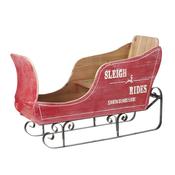 Red Wooden Sleigh – 40.5cm