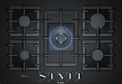 Bosch PPQ7A6B90 Flame Select Gas on Glass Hob 75cm