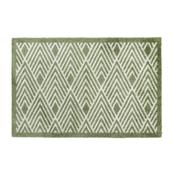Mega Mat Machine Washable Doormat, 50x75cm, Green Geo image