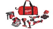 Milwaukee M18 6 Piece Power Pack 4x 5.0Ah Batteries M18FPP6P3-504B image