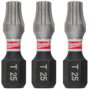 Milwaukee Screwdriver Bit Shockwave Tx25 25Mm-3Pc | 4932500364 image