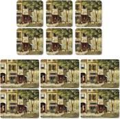 Parisian Scene Placemats &amp; Coasters Set