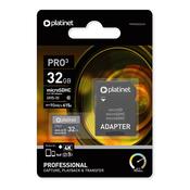 Platinet 32Gb Uhs-3 4K Micro SD Card &amp; Adap| 440035 image