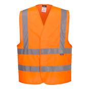 Portwest Two Band Hi-Viz Vest - Orange S/M image