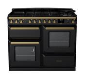 Rangemaster Dual Fuel Estel Deluxe 110cm Antique Brass Trim image