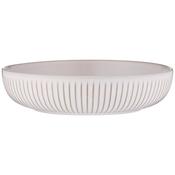 Reactive Ridge White Pasta Bowl image