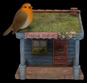 Robin Bird Feeding Station D - L.17cm image