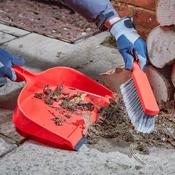 Soft Bristle Pan &amp; Brush – Outdoor Sweeping Set image