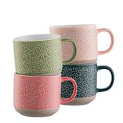 Squiggle Mugs Set of 4