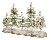 Tablepiece Snow Micro LED BO Indoor, L.50 cm x W.12 cm x H.30 cm image
