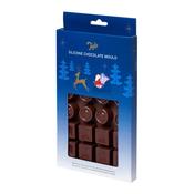 Tala Christmas Silicone Chocolate Mould - Brown image