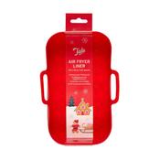 Tala Christmas Silicone Rectangle Air Fryer Liner – Snowflake Design image