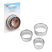 Tala Set of 3 Crinkled Pastry Cutters image