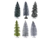 Tree Polypropylene Trees Indoor 6 Assorted L.9cm x W.9cm x H.23cm image