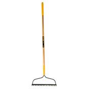 True Temper Bow Rake 16 Tooth Wood Handle image