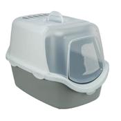 Vico Hooded Litter Tray - Grey | Cat Litter Tray