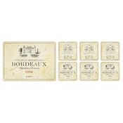 Vin de France Bundle Set Placemats &amp; Coasters Set of 6