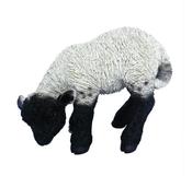 Black &amp; White Lamb Resin Ornament - 21cm image