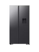 Samsung Series 7 Non-Plumbed SBS Fridge Freezer Black| RS57DG410EB4EU image